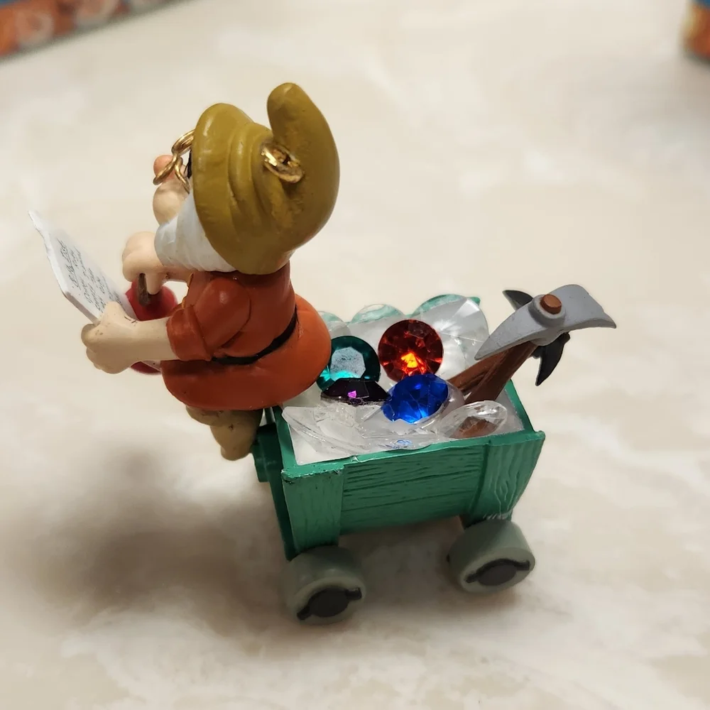 2 Enesco Snow White & the Seven Dwarfs Christmas Ornaments